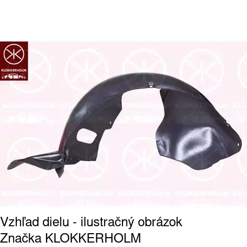 Podblatník (plast) POLCAR 6926FP1T