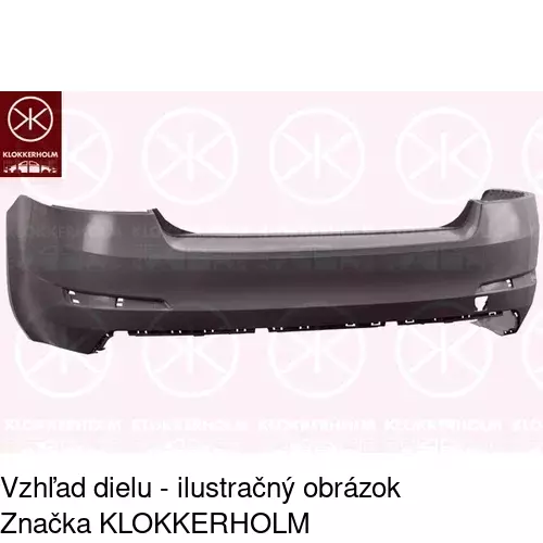 Zadný nárazník 69C196-X /POLCAR/ - obr. 1