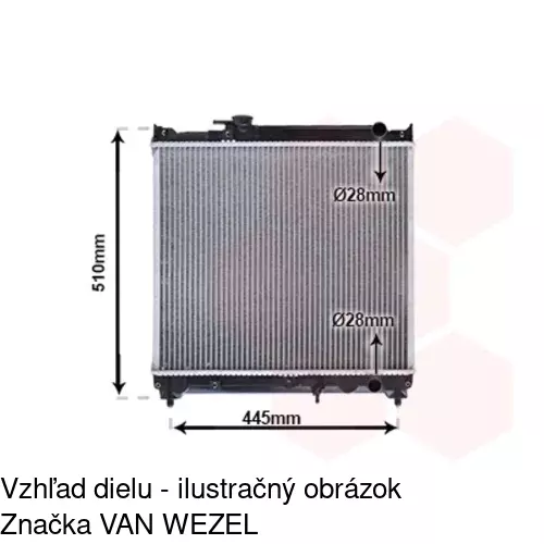 Chladiče vody 7404086X /POLCAR/ - obr. 3