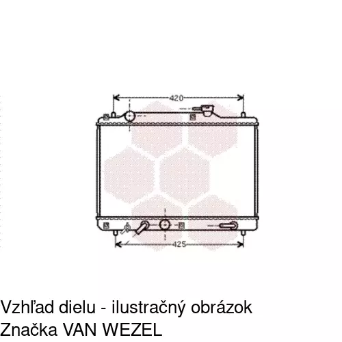 Chladiče vody 741208-2 /POLCAR/ - obr. 1