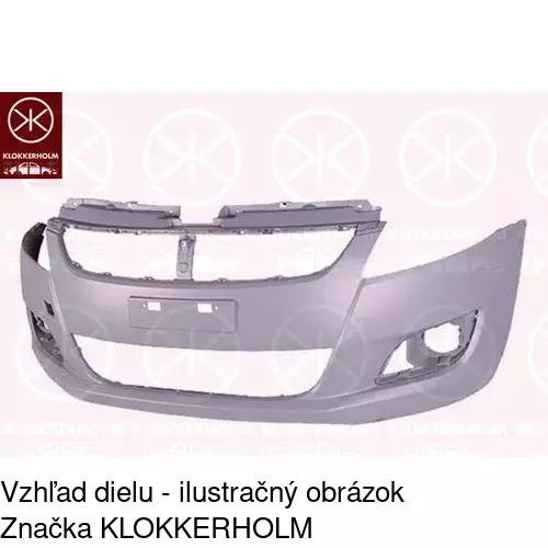 Predný nárazník POLCAR 741507-X