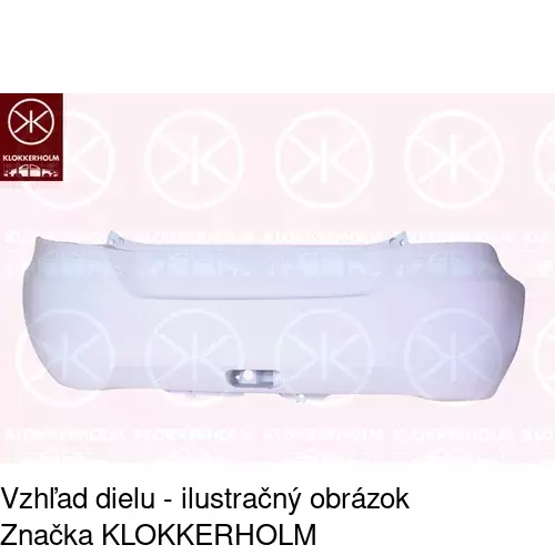 Zadný nárazník POLCAR 741596-X