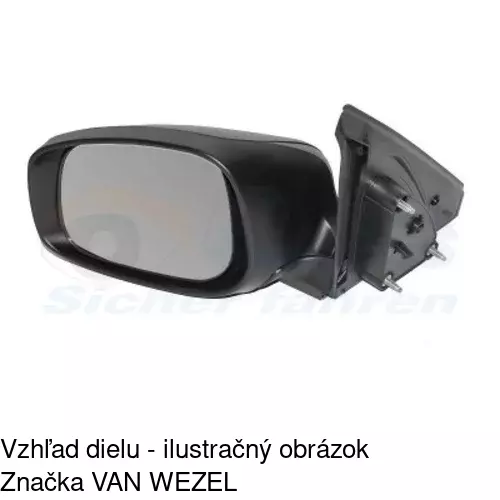 Vonkajšie zrkadlo 742351-M /POLCAR/ - obr. 4