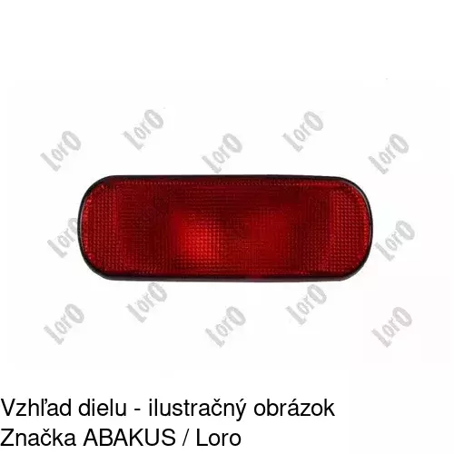 Hmlové svetlo - zadné 742397-E /POLCAR/ - obr. 1