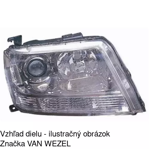 Hlavný reflektor 7426101E /POLCAR/ - obr. 4