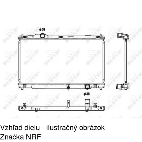 Chladiče vody POLCAR 8011081K