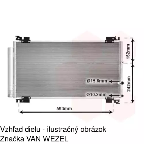 Chladiče klimatizácie POLCAR 8012K81K