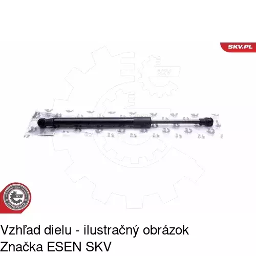 Plynová pružina 8022AB /POLCAR/ - obr. 3