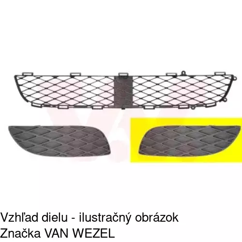 Záslepka otvoru hmlovky POLCAR 810427-3