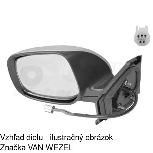 Vonkajšie zrkadlo 810551-E /POLCAR/ - obr. 5