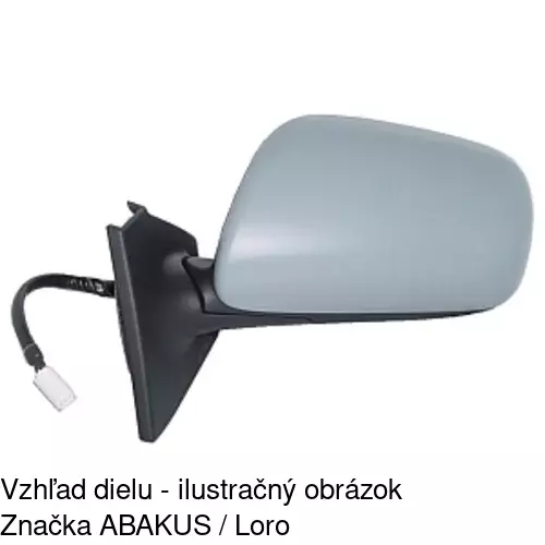 Vonkajšie zrkadlo 8105513E /POLCAR/ - obr. 2