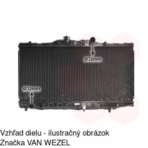 Chladiče vody 8109086K /POLCAR/ - obr. 1