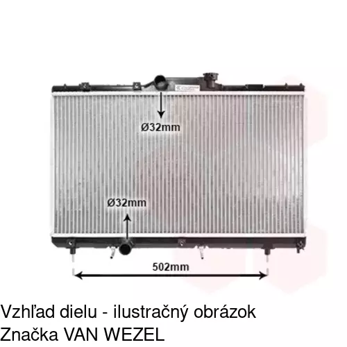 Chladiče vody 811008-2 /POLCAR/ - obr. 1