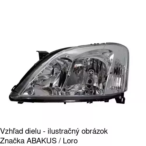 Hlavný reflektor 8114090E /POLCAR/ - obr. 3