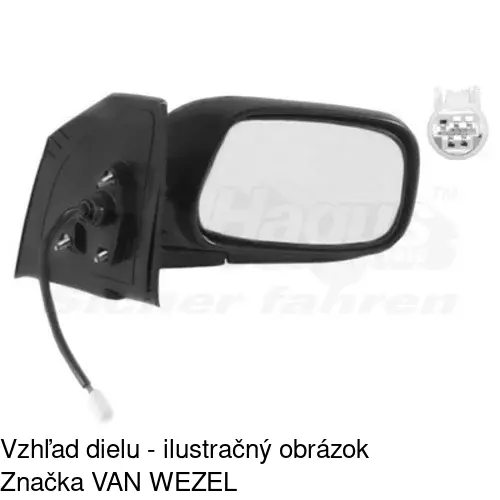 Vonkajšie zrkadlo 8114524E /POLCAR/ - obr. 2