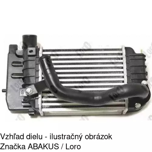 Chladiče vzduchu (Intercoolery) 8116J81X /POLCAR/ - obr. 3