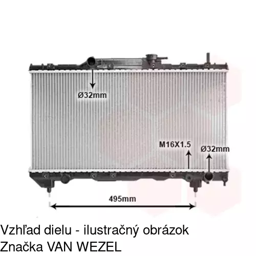 Chladiče vody 8122082K /POLCAR/ - obr. 5