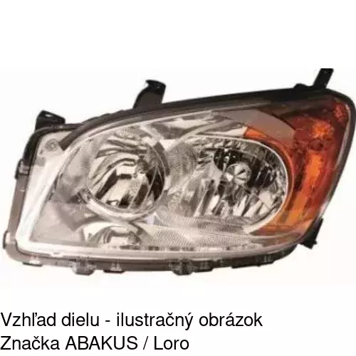 Hlavný reflektor 8149090E /POLCAR/ - obr. 2