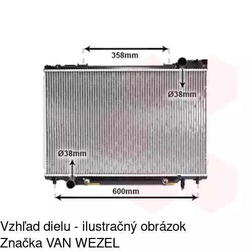 Chladiče vody POLCAR 815008-3