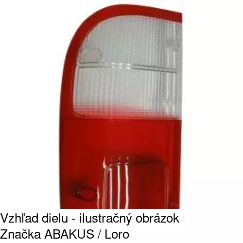 Zadné svetlo POLCAR 817488
