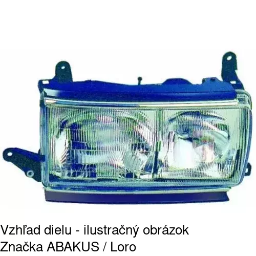 Hlavný reflektor POLCAR 8176093E