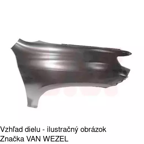 Predný blatník 818102 /POLCAR/ - obr. 1