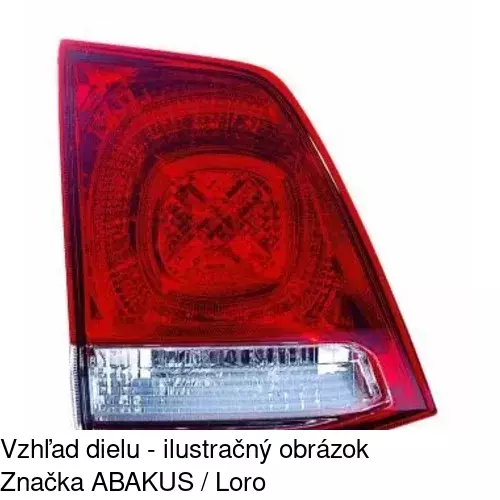 Zadné svetlo POLCAR 8184881E