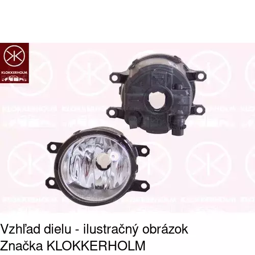 Hmlové svetlo - predné 81C1290E /POLCAR/ - obr. 1