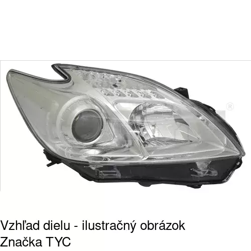 Hlavný reflektor POLCAR 81H1092E