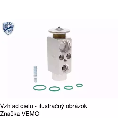 Expanzný ventil 8UW351239001 /POLCAR/ - obr. 1