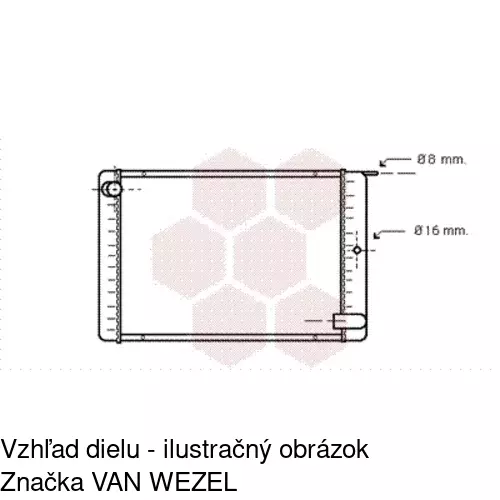 Chladiče vody POLCAR 903108-2