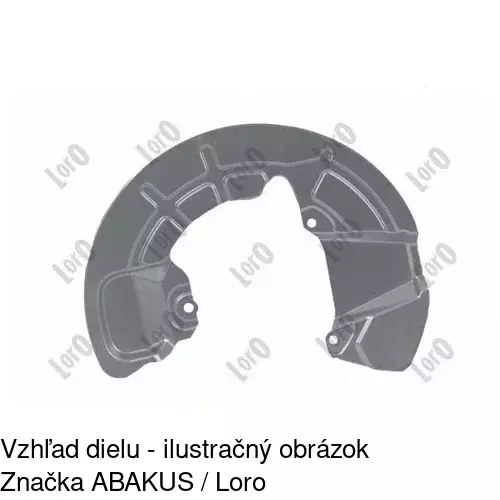 Brzdovy štít 9085OT-2 /POLCAR/ - obr. 1