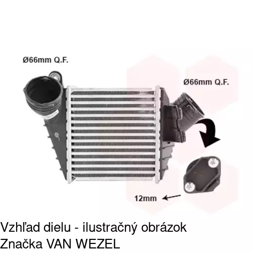 Chladiče vzduchu (Intercoolery) 9501J81X /POLCAR/ - obr. 2