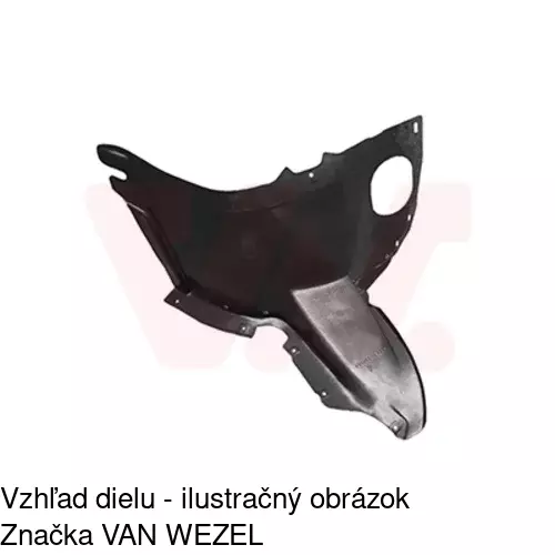 Podblatník (plast) 9513FL1X /POLCAR/ - obr. 1