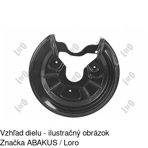 Brzdovy štít 9513OT-5 /POLCAR/ - obr. 2