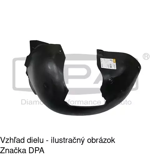 Podblatník (plast) 9515FP1Q /POLCAR/ - obr. 1