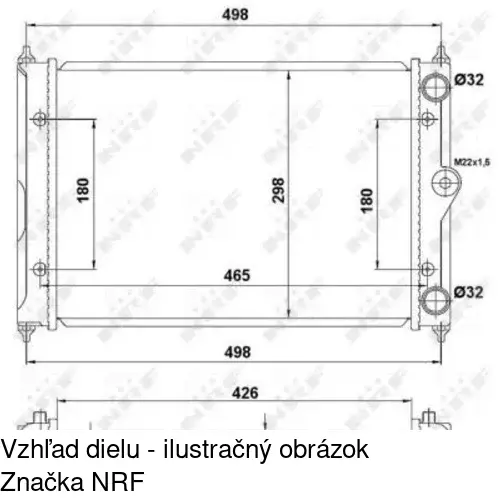 Chladiče vody 952308-1 /POLCAR/ - obr. 1