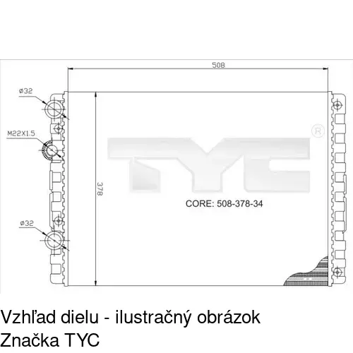Chladiče vody POLCAR 952408-2