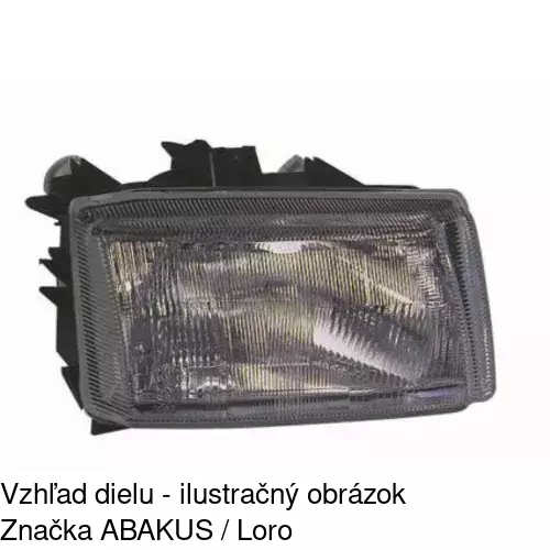Hlavný reflektor 9524106E /POLCAR/ - obr. 3