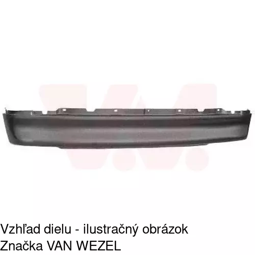 Spojler zadného nárazníka 952499 /POLCAR/ - obr. 1