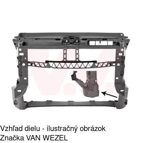 Predné čelo 953304-3 /POLCAR/