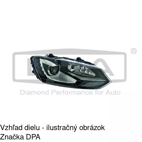 Hlavný reflektor 9533091V /POLCAR/ - obr. 1