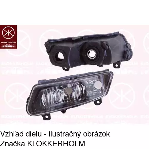 Hmlové svetlo - predné 9533306E /POLCAR/ - obr. 1