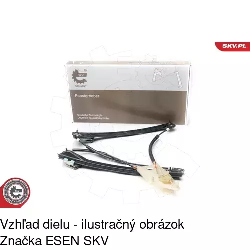 Mechanizmus sťahovania okna elektrický bez motora 9533PSG1 /POLCAR/ - obr. 4