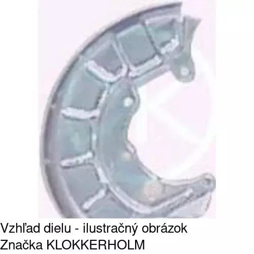 Brzdovy štít POLCAR 9534OT-2