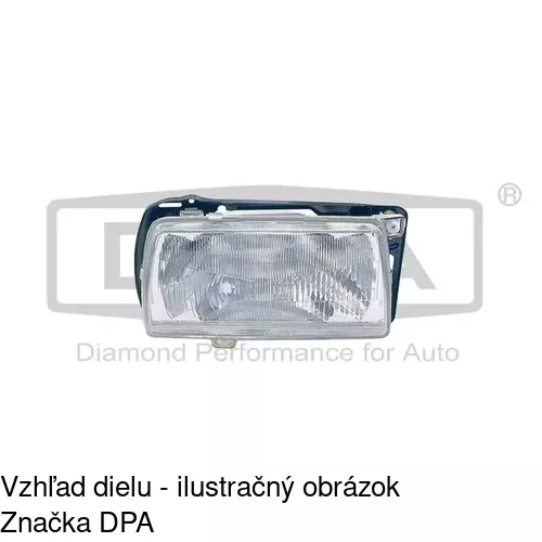 Hlavný reflektor 953609-E /POLCAR/ - obr. 3