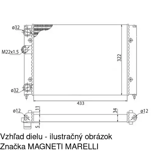 Chladiče vody 953808-1 /POLCAR/ - obr. 2