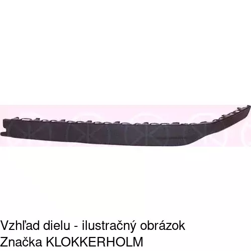 Spojler predného nárazníka POLCAR 9538252R