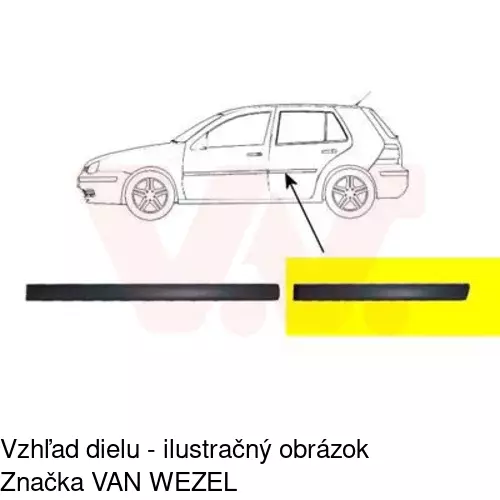 Lišta dverí 95410041 /POLCAR/ - obr. 1