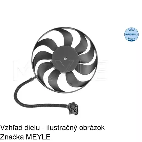 Ventilátor bez krytu / podpery 954123U7-Q /POLCAR/ - obr. 2